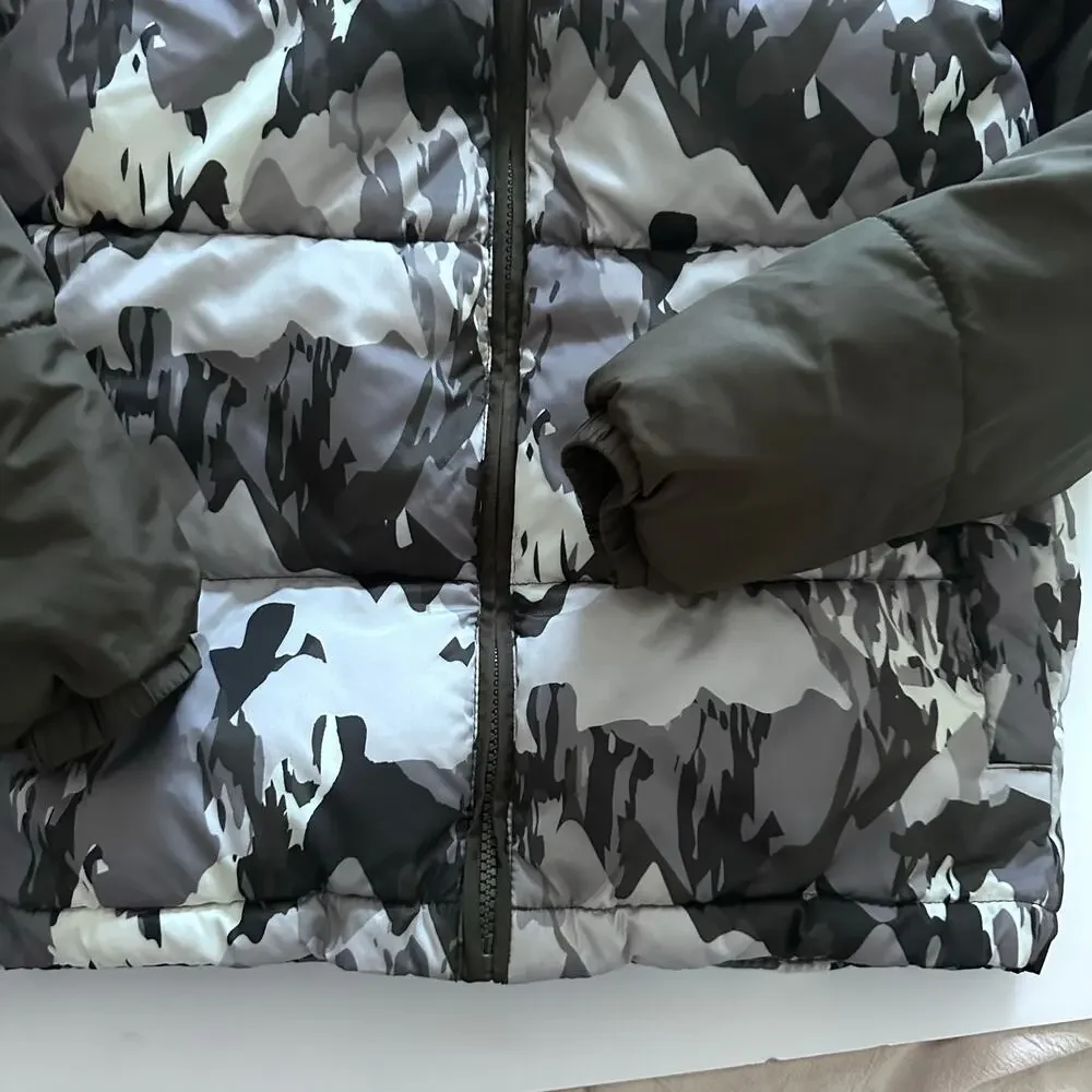 Old Navy Boys' Camo Water-Resistant Hooded Puffer Jacket